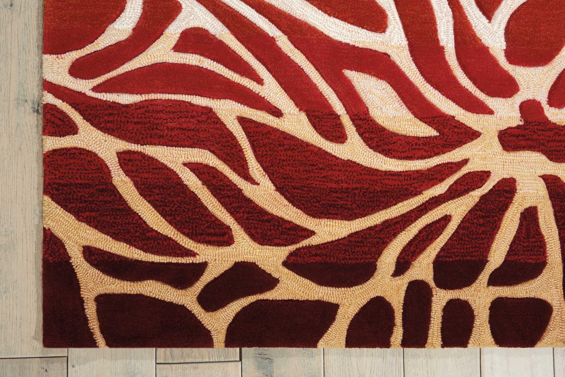 Nourison Home Contour  Flame  Contemporary