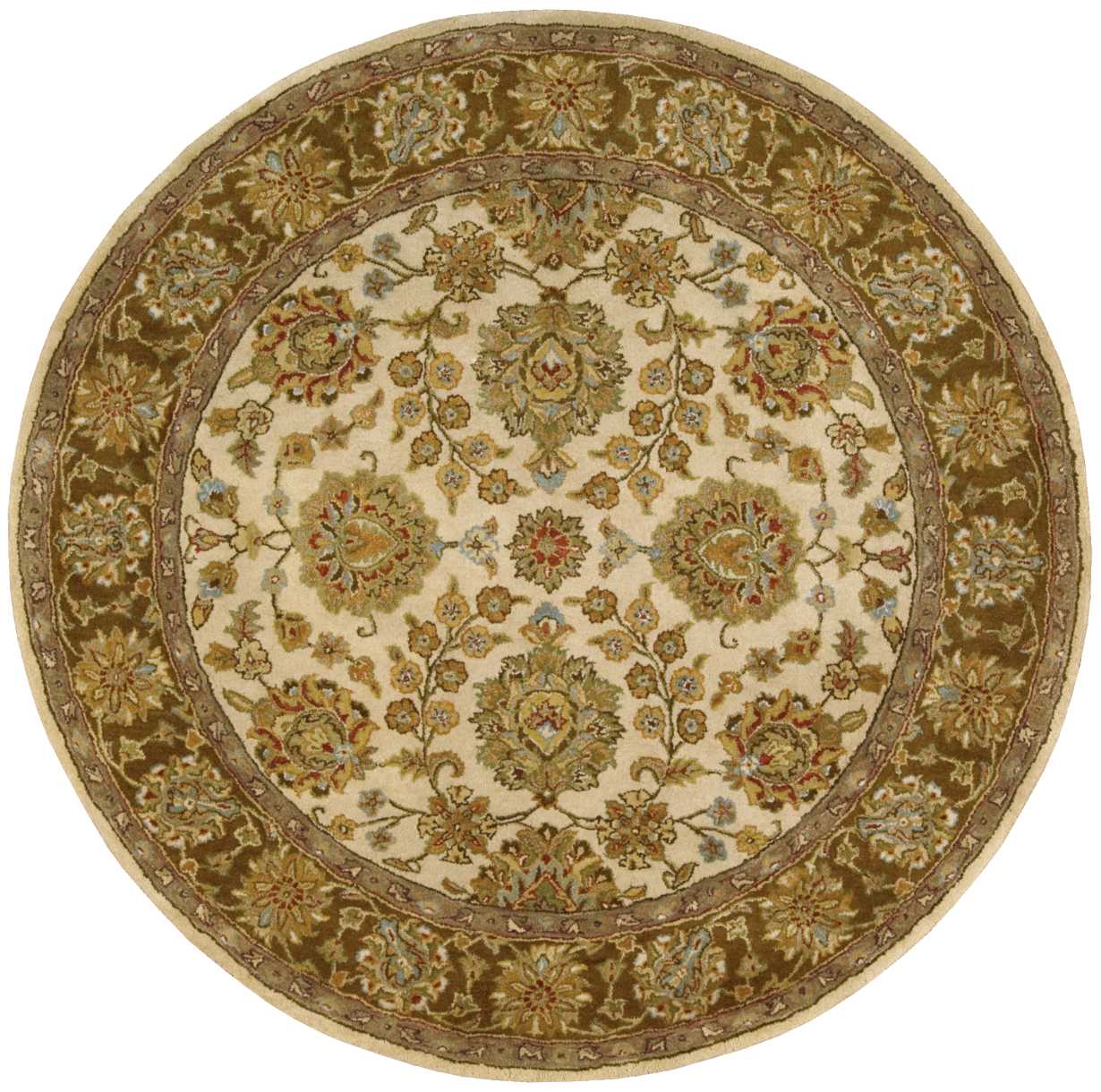 Nourison Home Jaipur  Ivory Brown  Traditional