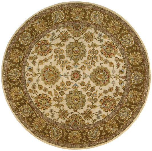 Nourison Home Jaipur  Ivory Brown  Traditional