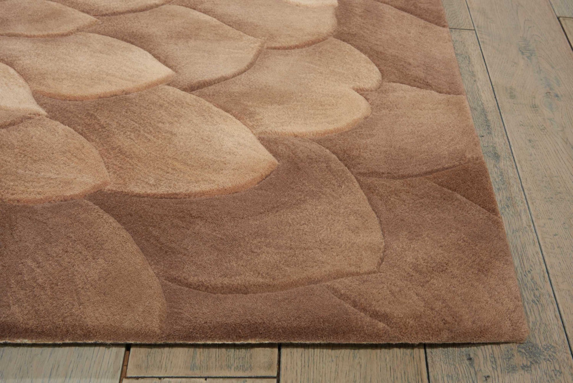 Nourison Home Tropics  Taupe Green  Contemporary