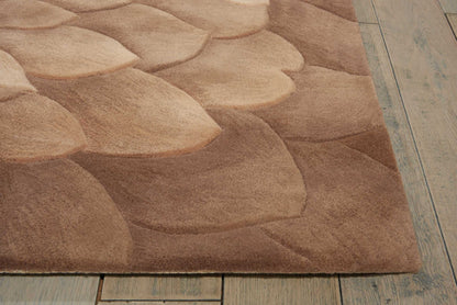 Nourison Home Tropics  Taupe Green  Contemporary