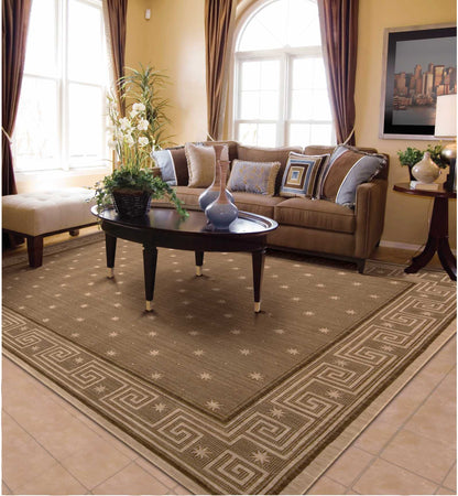 Nourison Home Cosmopolitan  Chestnut  Traditional