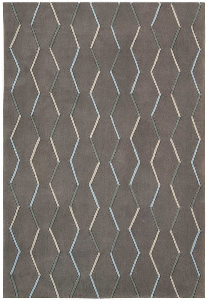 Nourison Home Contour  Charcoal  Contemporary