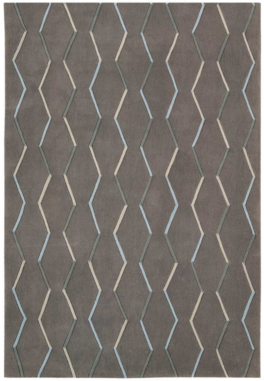 Nourison Home Contour  Charcoal  Contemporary