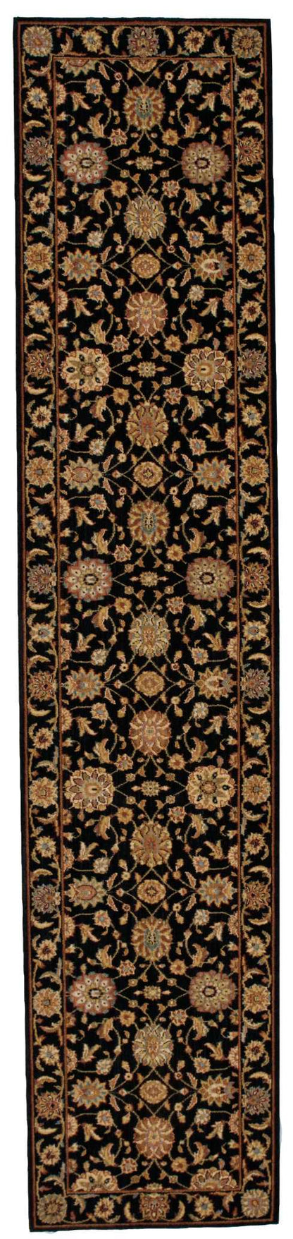 Nourison Home Living Treasures LI05 Black Traditional Loom-woven Rug