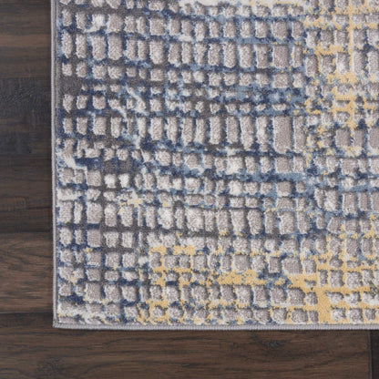 Nourison Home Urban Decor  Grey Ivory  Contemporary