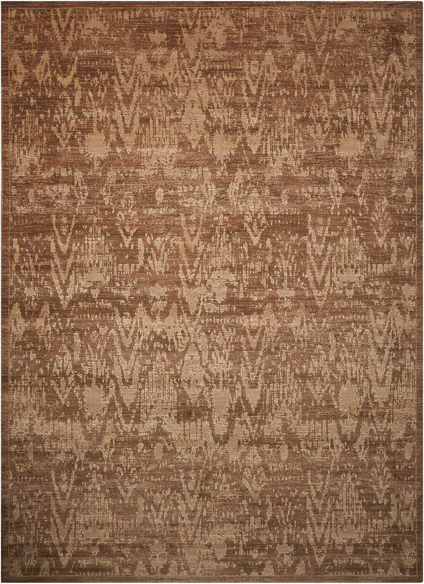Nourison Home Silken Allure SLK17 Chocolate Traditional Loomed Rug