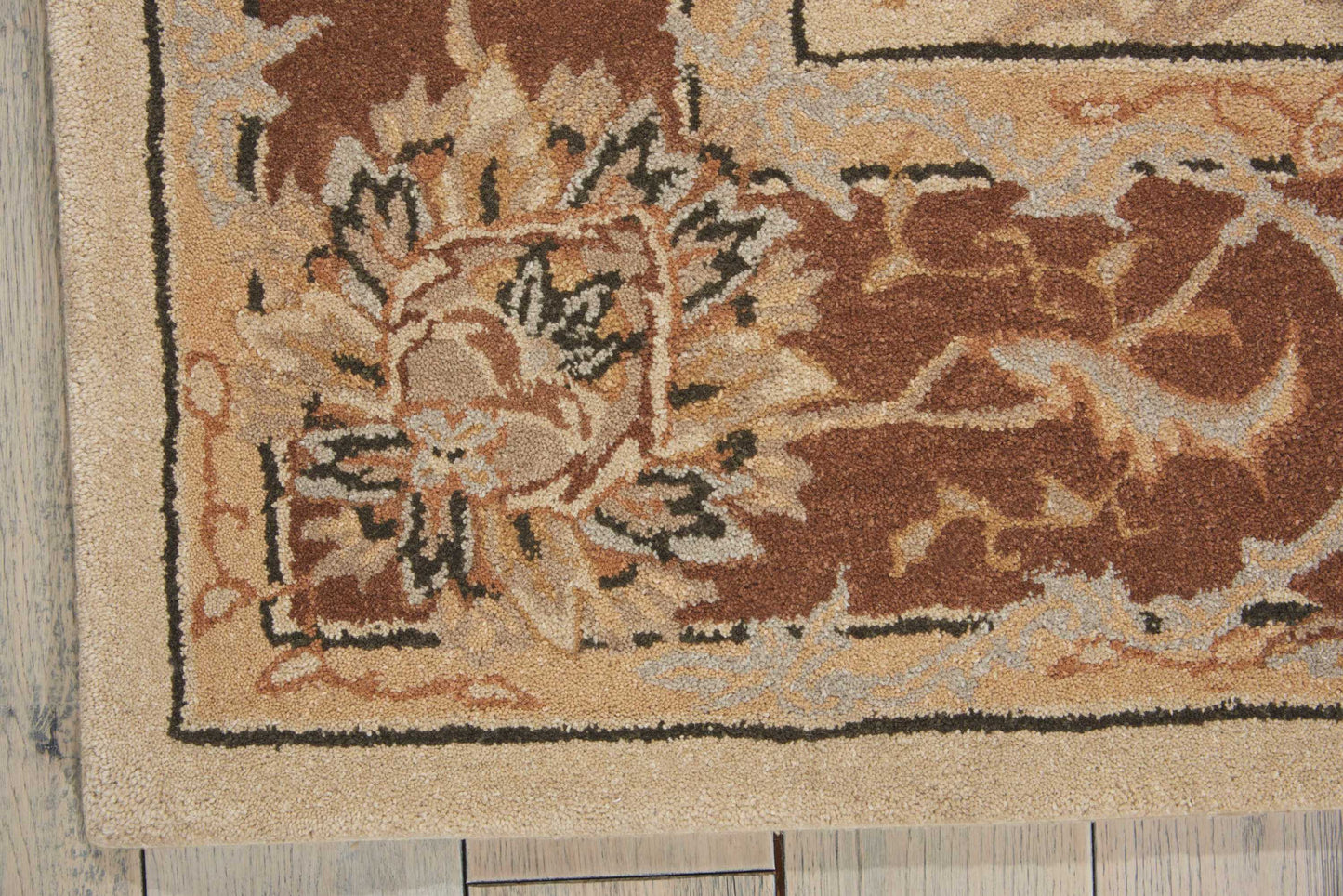 Nourison Home Heritage Hall  Mist  Traditional