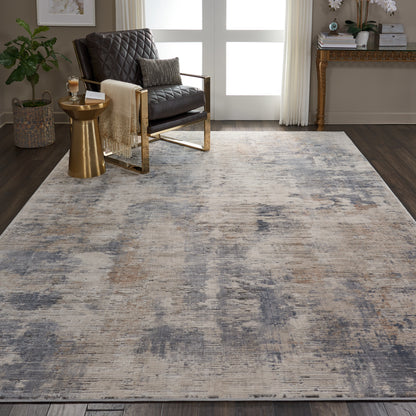 Nourison Home Rustic Textures  Beige Grey  Contemporary
