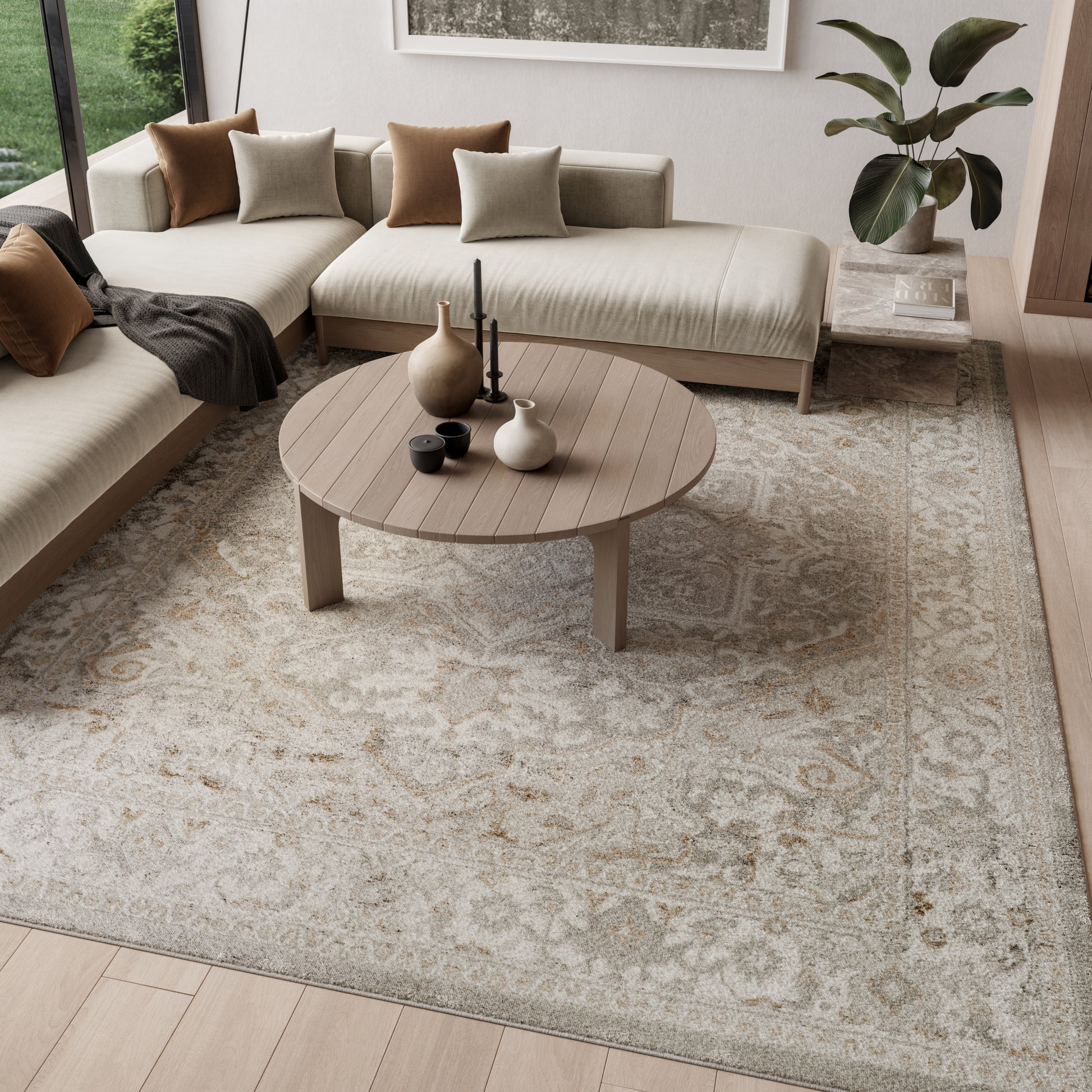 Nourison Home Dekor  Light Grey  Traditional