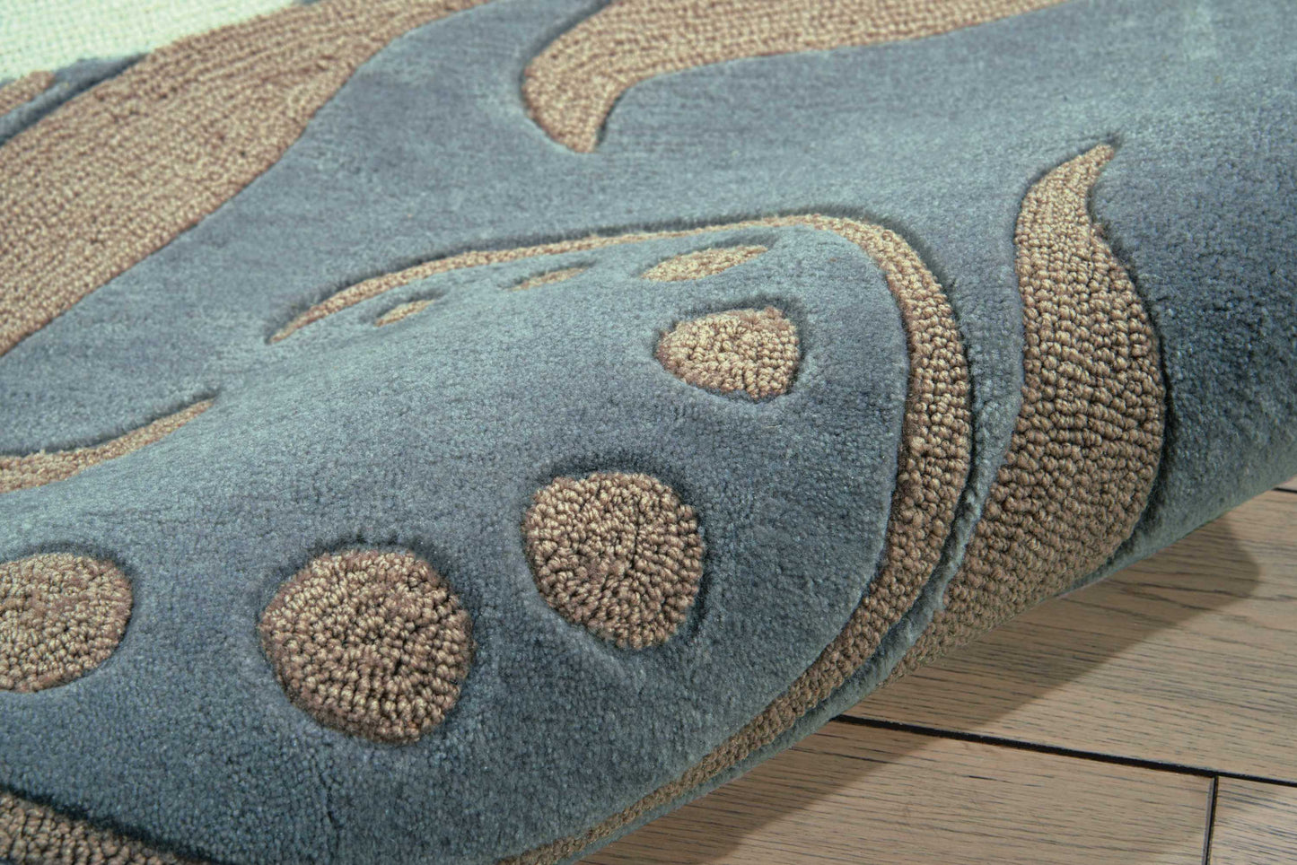 Nourison Home Contour  Silver  Contemporary