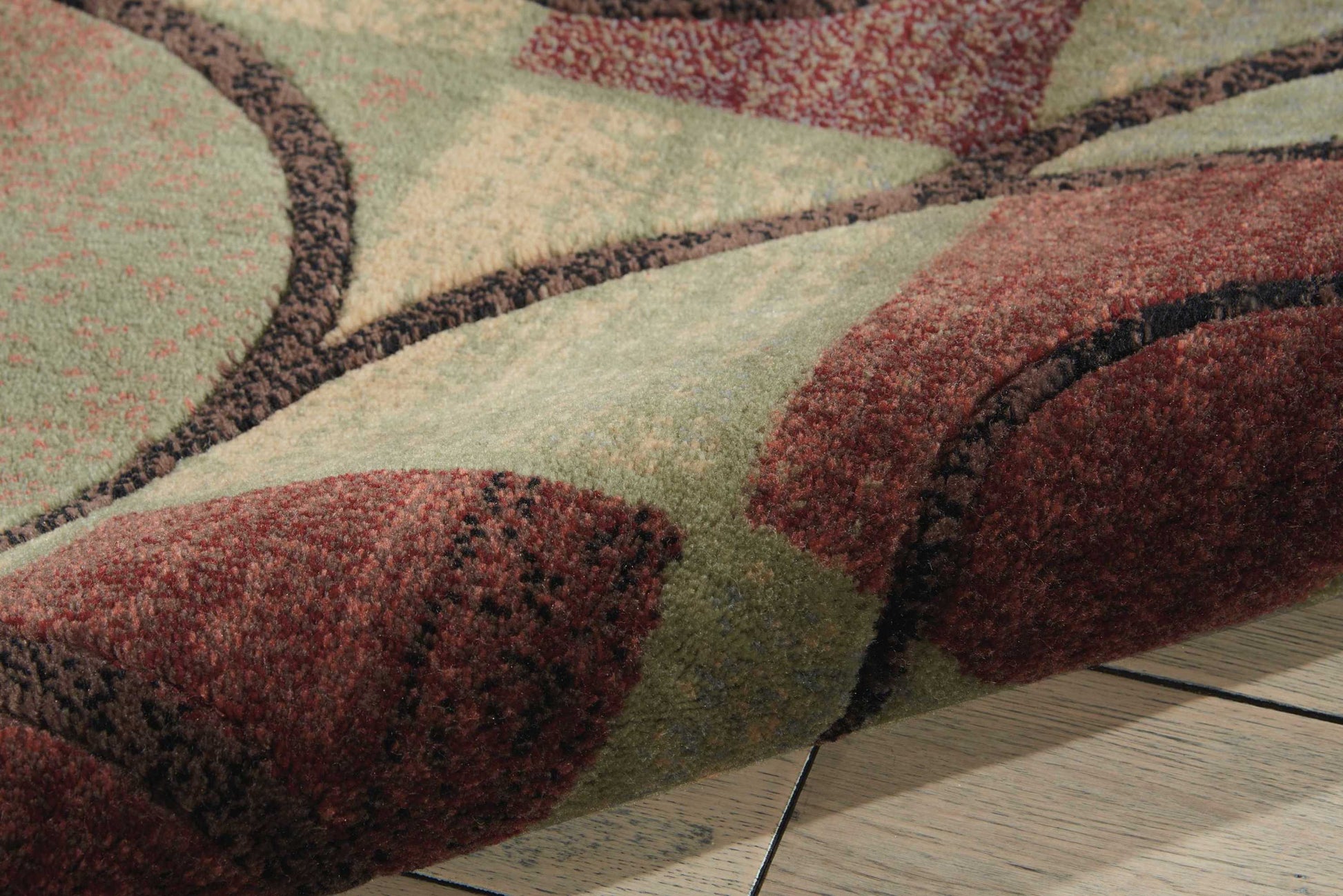 Nourison Home Expressions  Brown  Contemporary