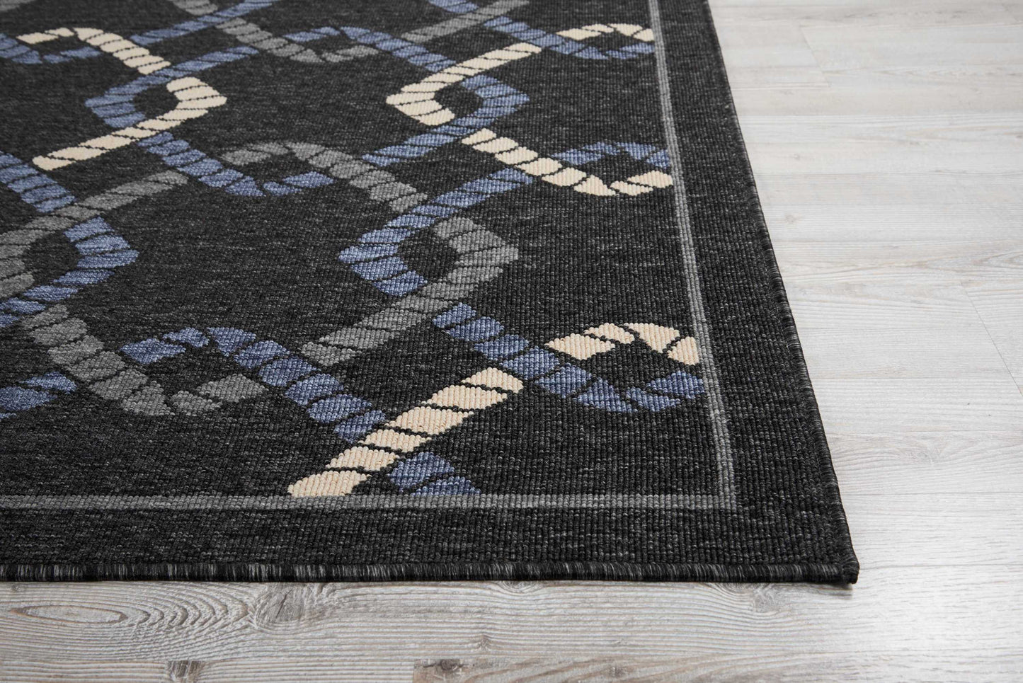 Nourison Home Caribbean  Charcoal  Transitional