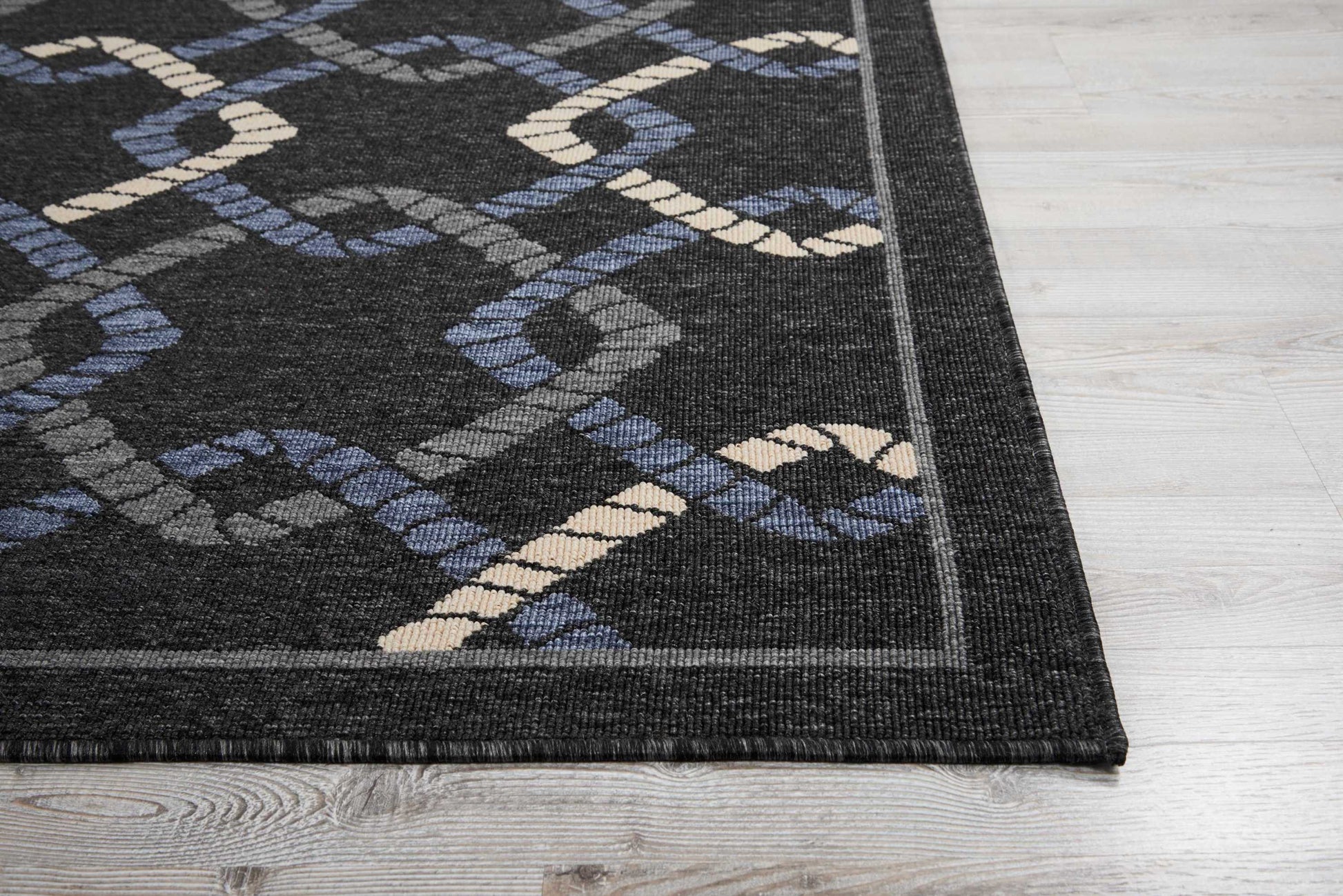 Nourison Home Caribbean  Charcoal  Transitional