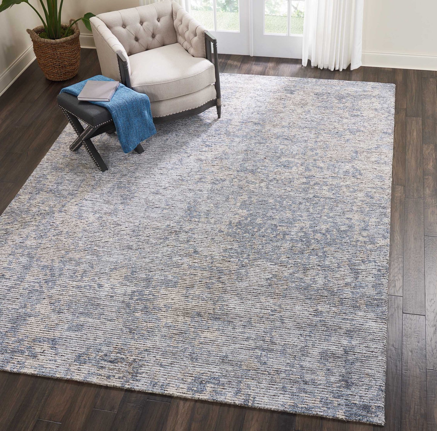Nourison Home Ellora  Graphite  Contemporary