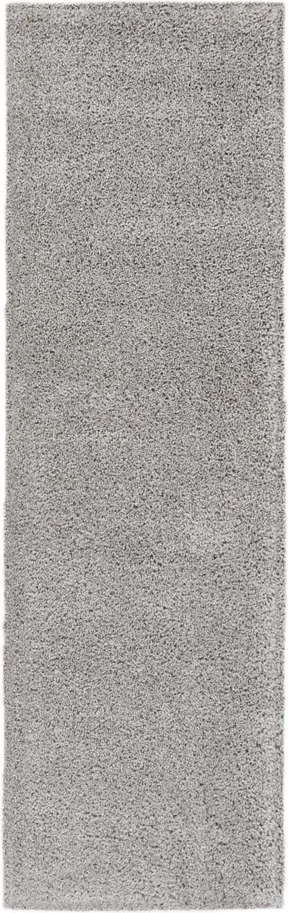 Nourison Home Malibu Shag MSG01 Silver Grey Contemporary Power-loomed Rug