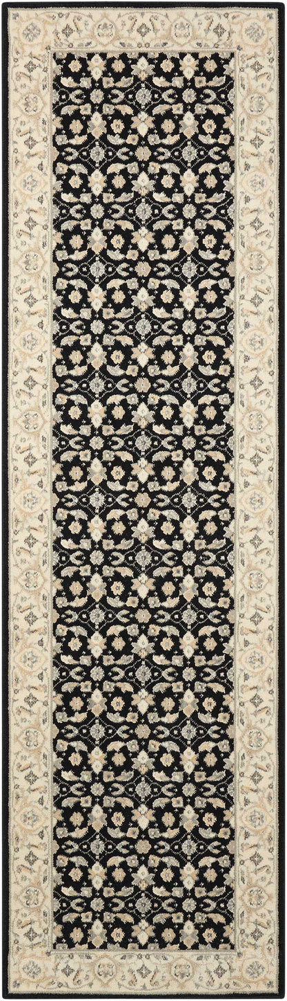 Nourison Home Persian Empire PE26 Black Traditional Loomed Rug
