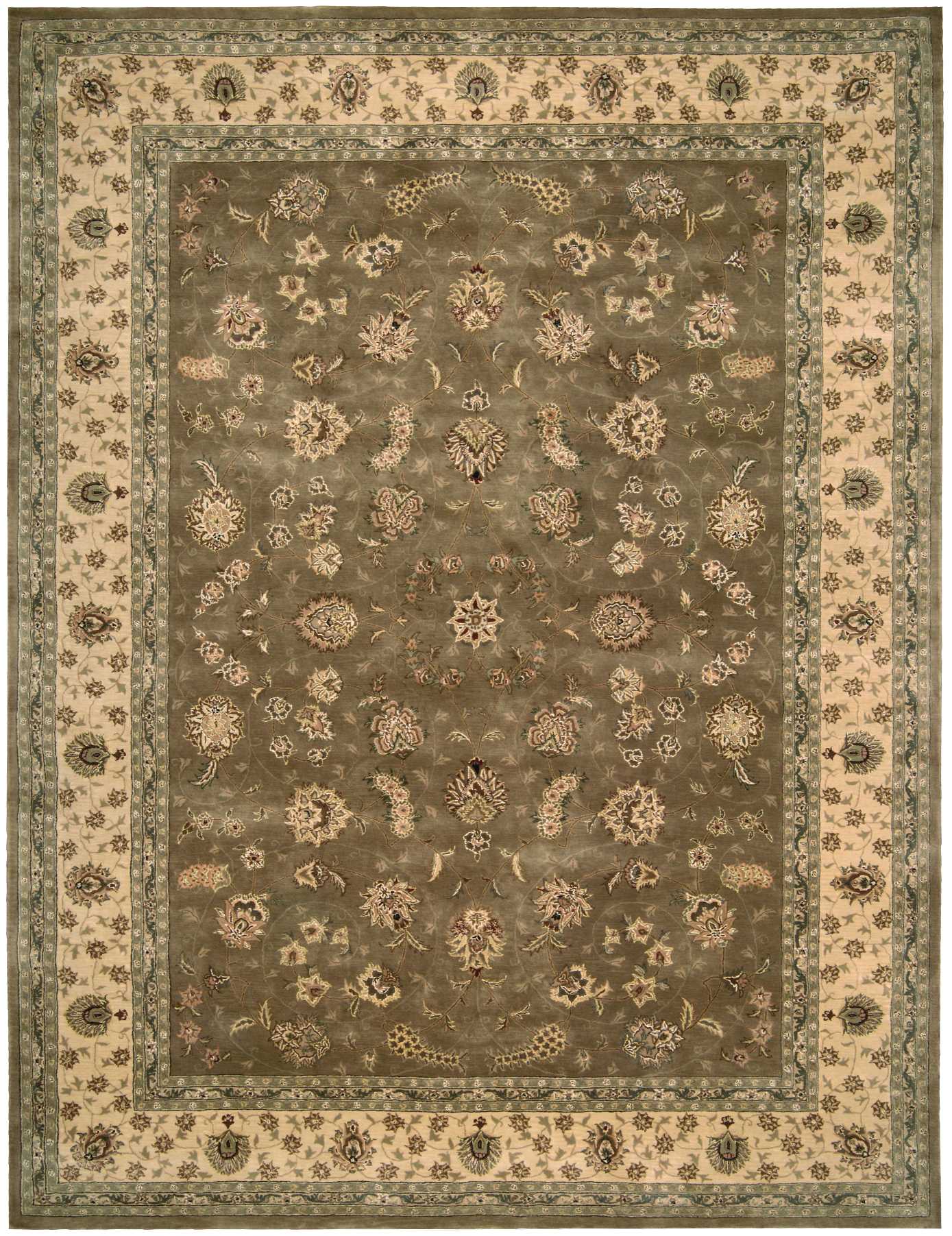 Nourison Home Nourison 2000 2003 Olive Traditional Tufted Rug