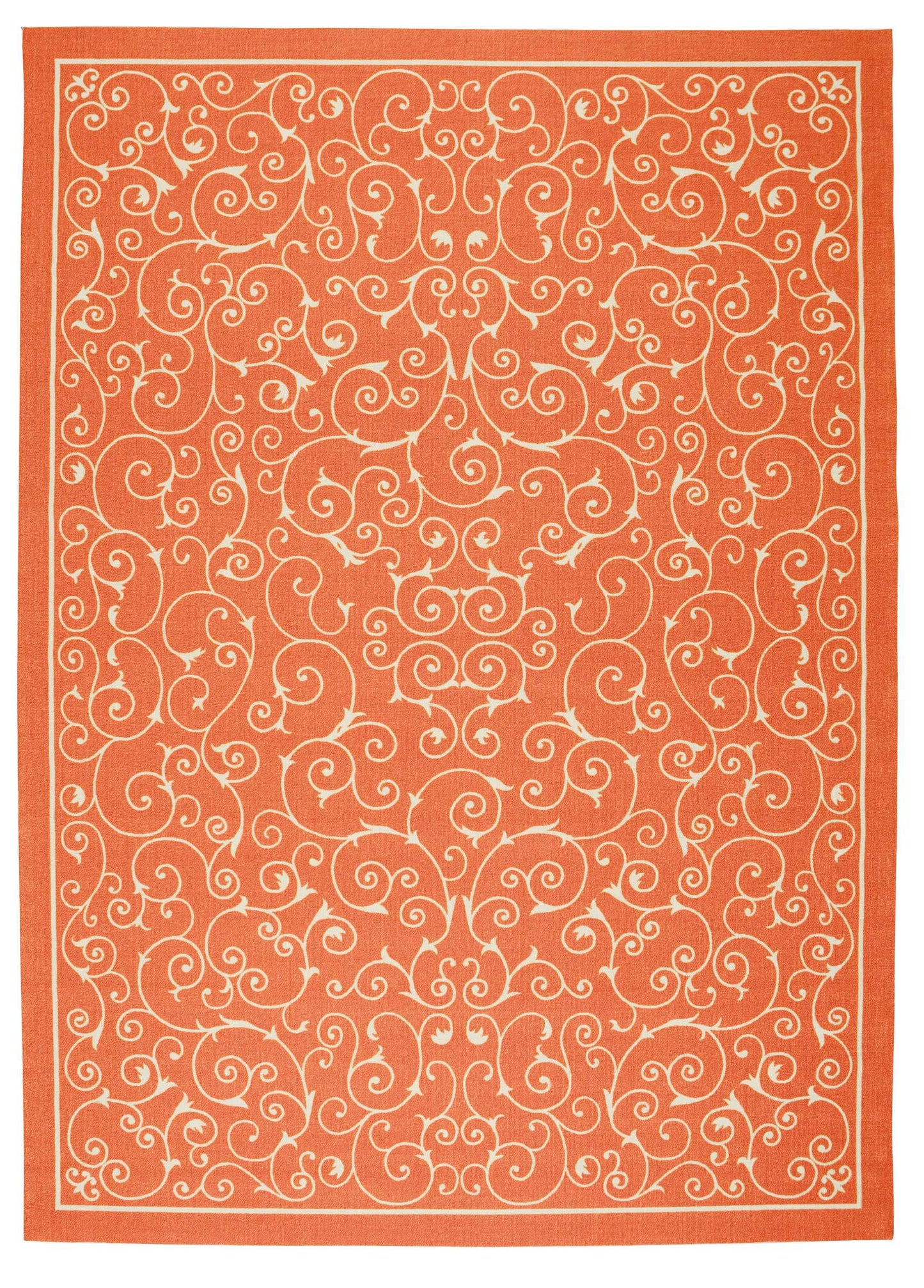 Nourison Home Home & Garden  Orange  Transitional