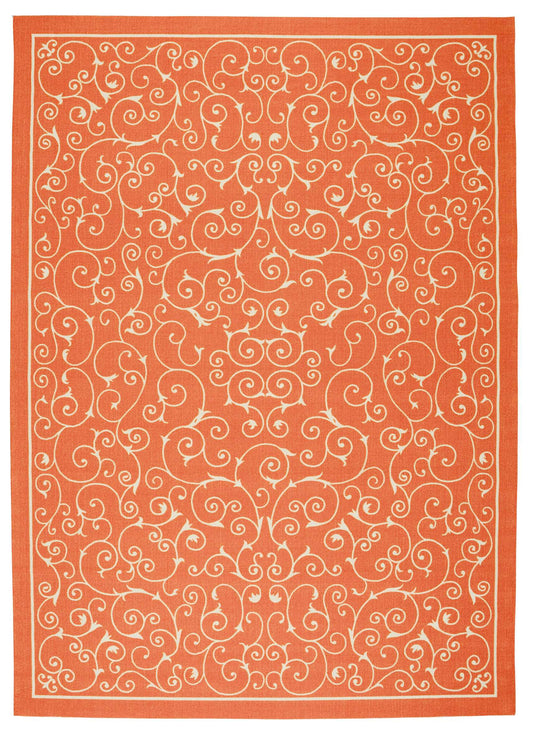 Nourison Home Home & Garden  Orange  Transitional
