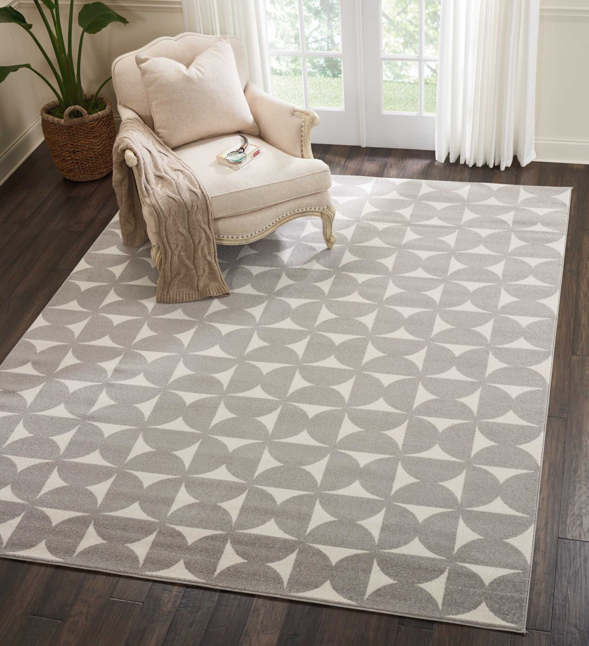 Nourison Home Harper  Grey  Contemporary