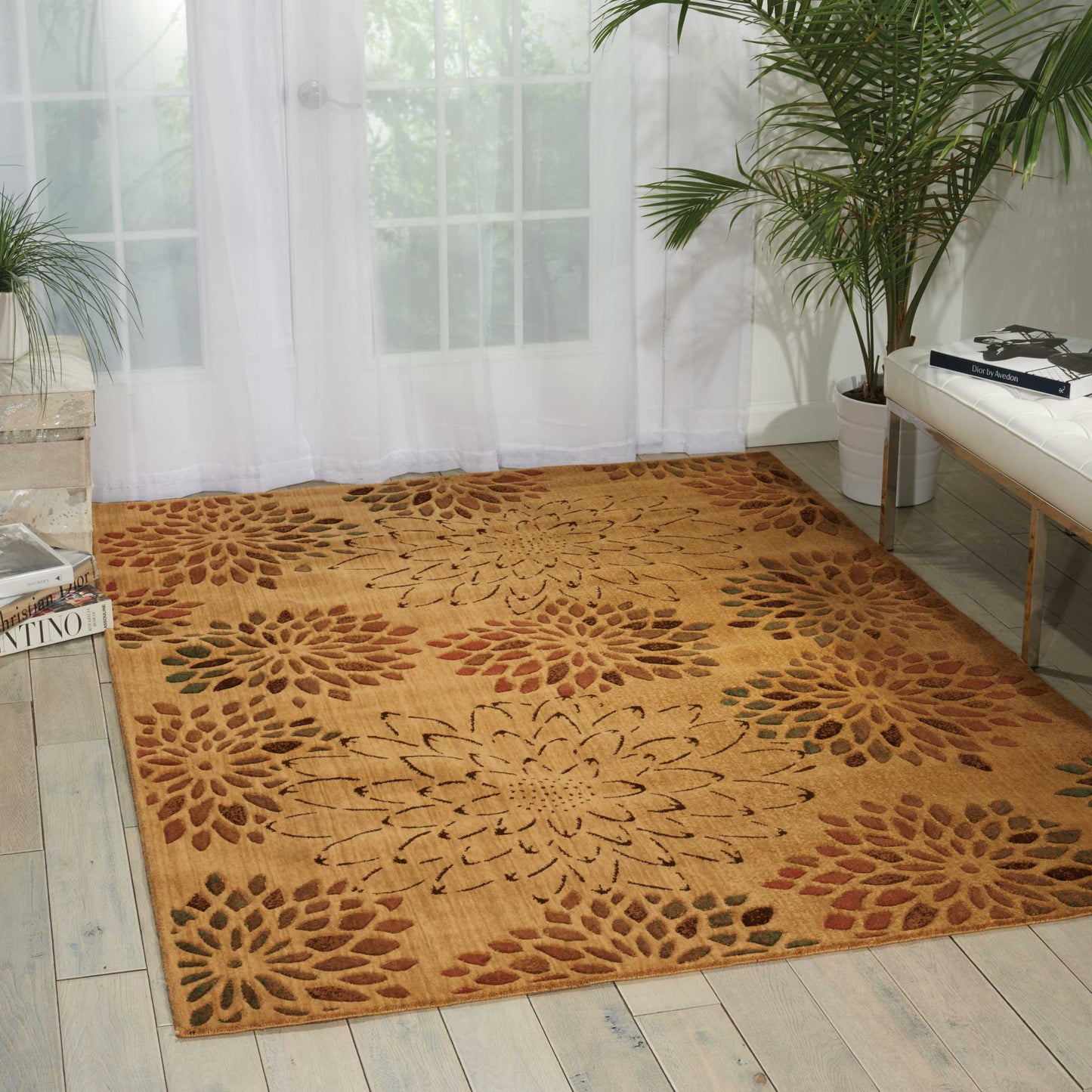 Nourison Home Radiant Impression  Beige  Transitional
