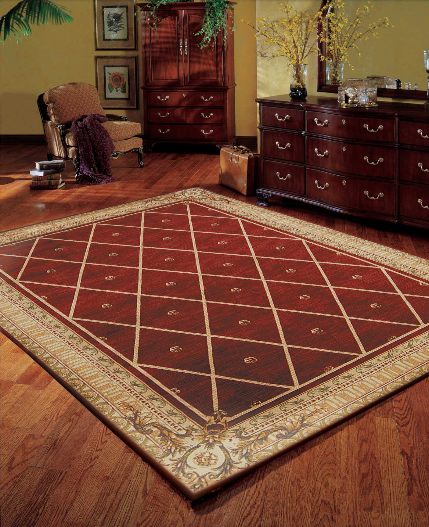 Nourison Home Ashton House  Sienna  Traditional