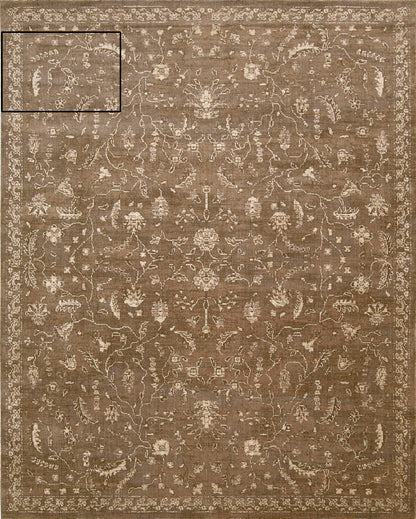 Nourison Home Silk Elements  Cocoa  Traditional
