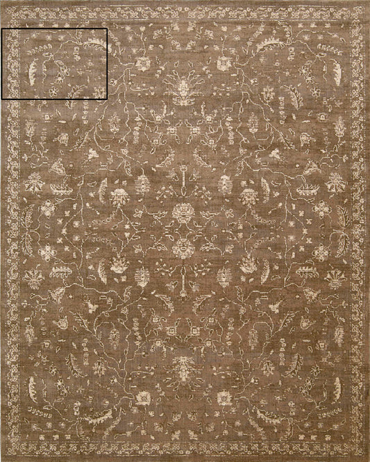Nourison Home Silk Elements  Cocoa  Traditional