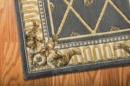 Nourison Home Ashton House  Blue  Traditional