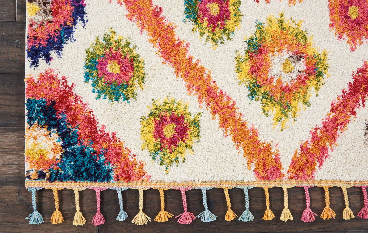 Nourison Home Nomad  Ivory Pink  Transitional