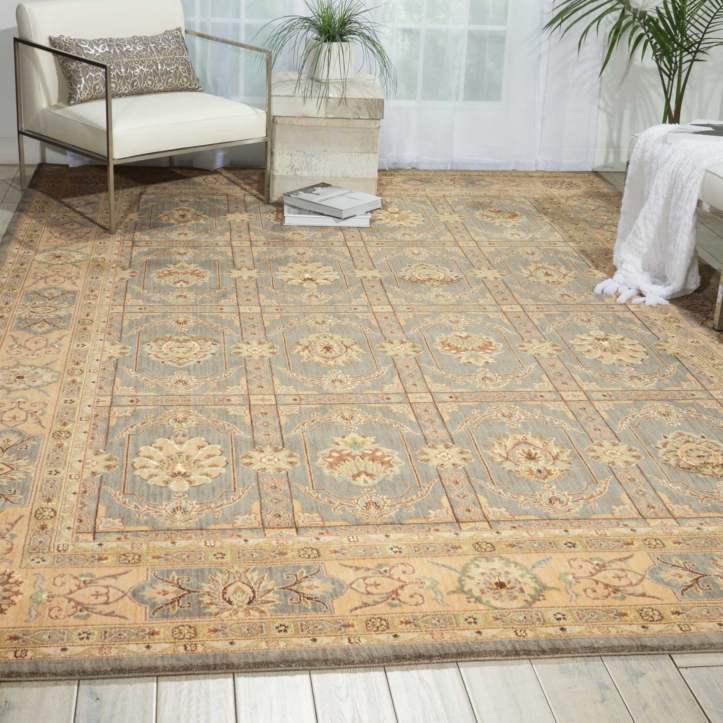 Nourison Home Persian Empire  Slate  Traditional