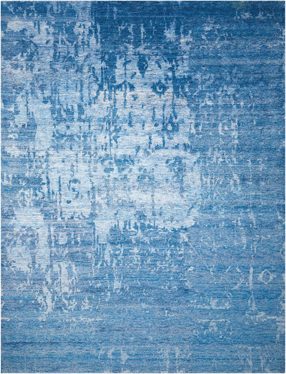 Nourison Home Silk Shadows  Ocean  Transitional