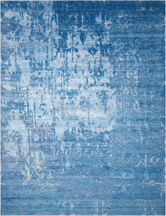Nourison Home Silk Shadows  Ocean  Transitional