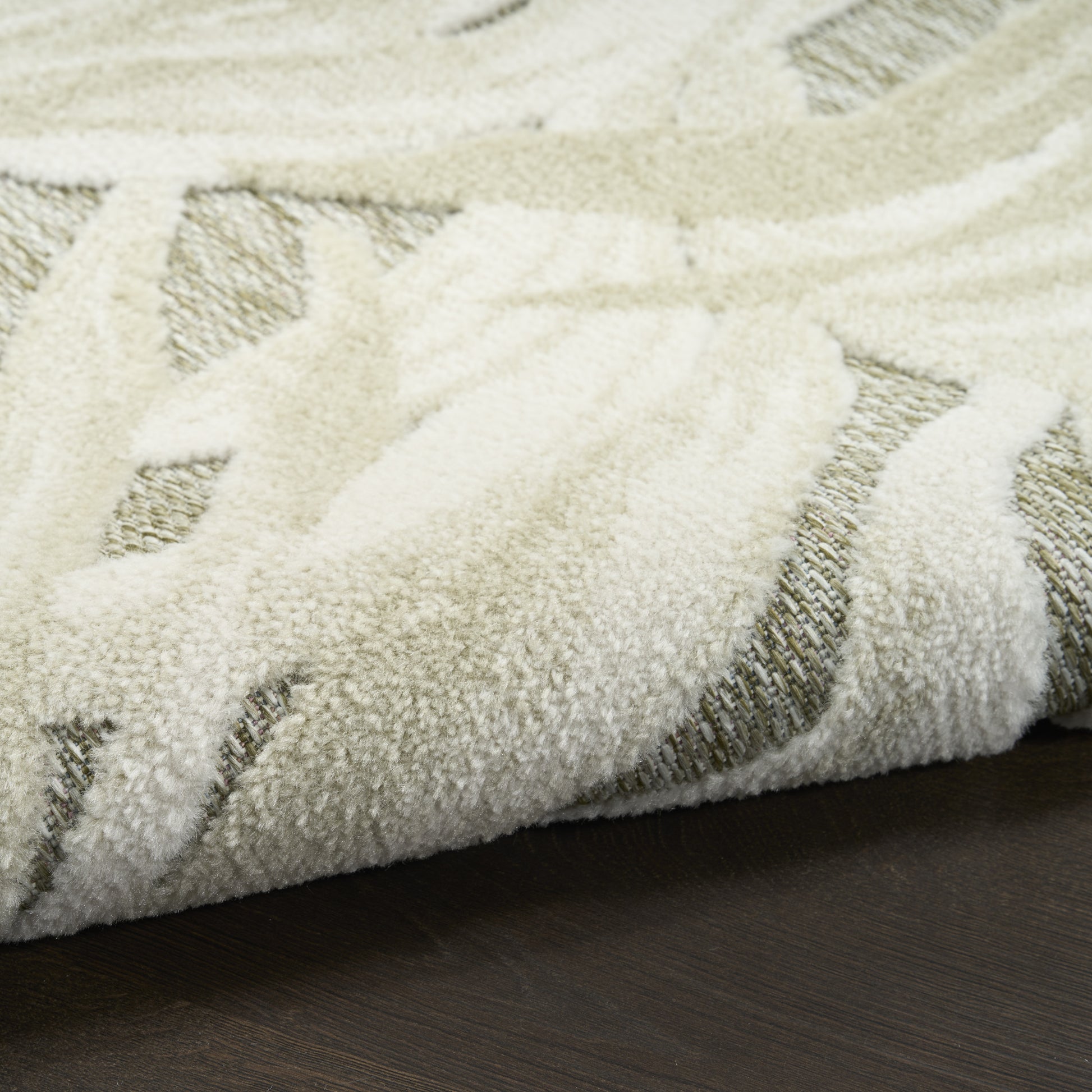 Nourison Home Aloha  Ivory Sage  Contemporary