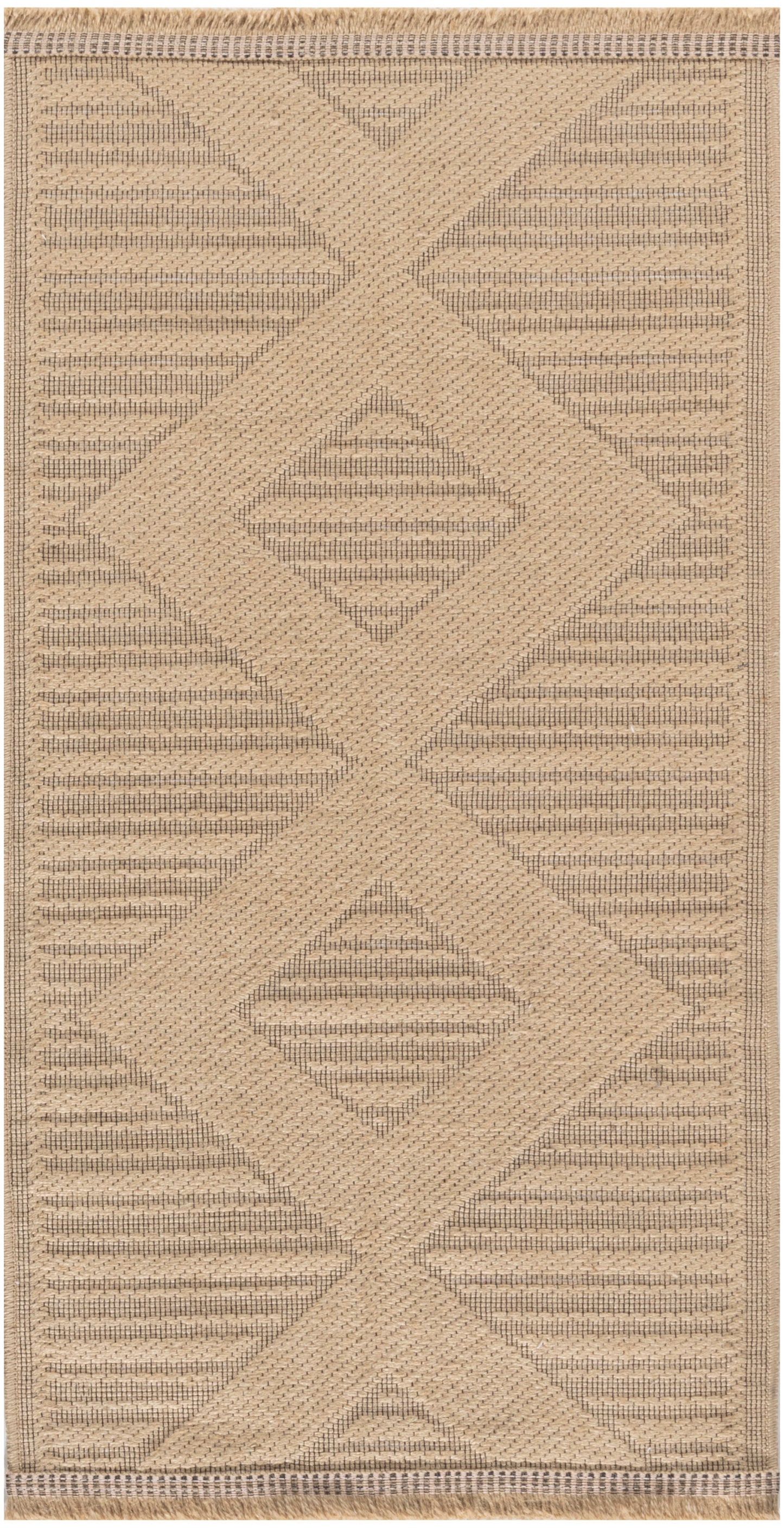 Nourison Home Washable Jute WSJ01 Natural Beige Contemporary Loom-woven Rug