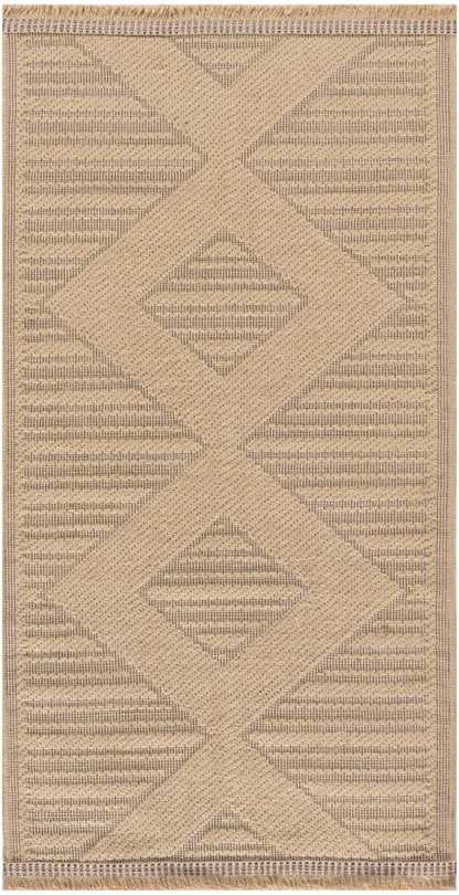 Nourison Home Washable Jute WSJ01 Natural Beige Contemporary Loom-woven Rug