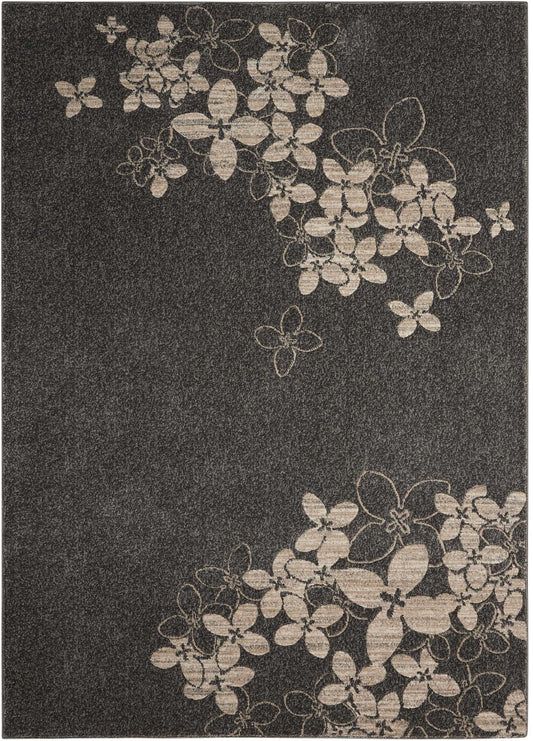 Nourison Home Maxell  Charcoal  Contemporary