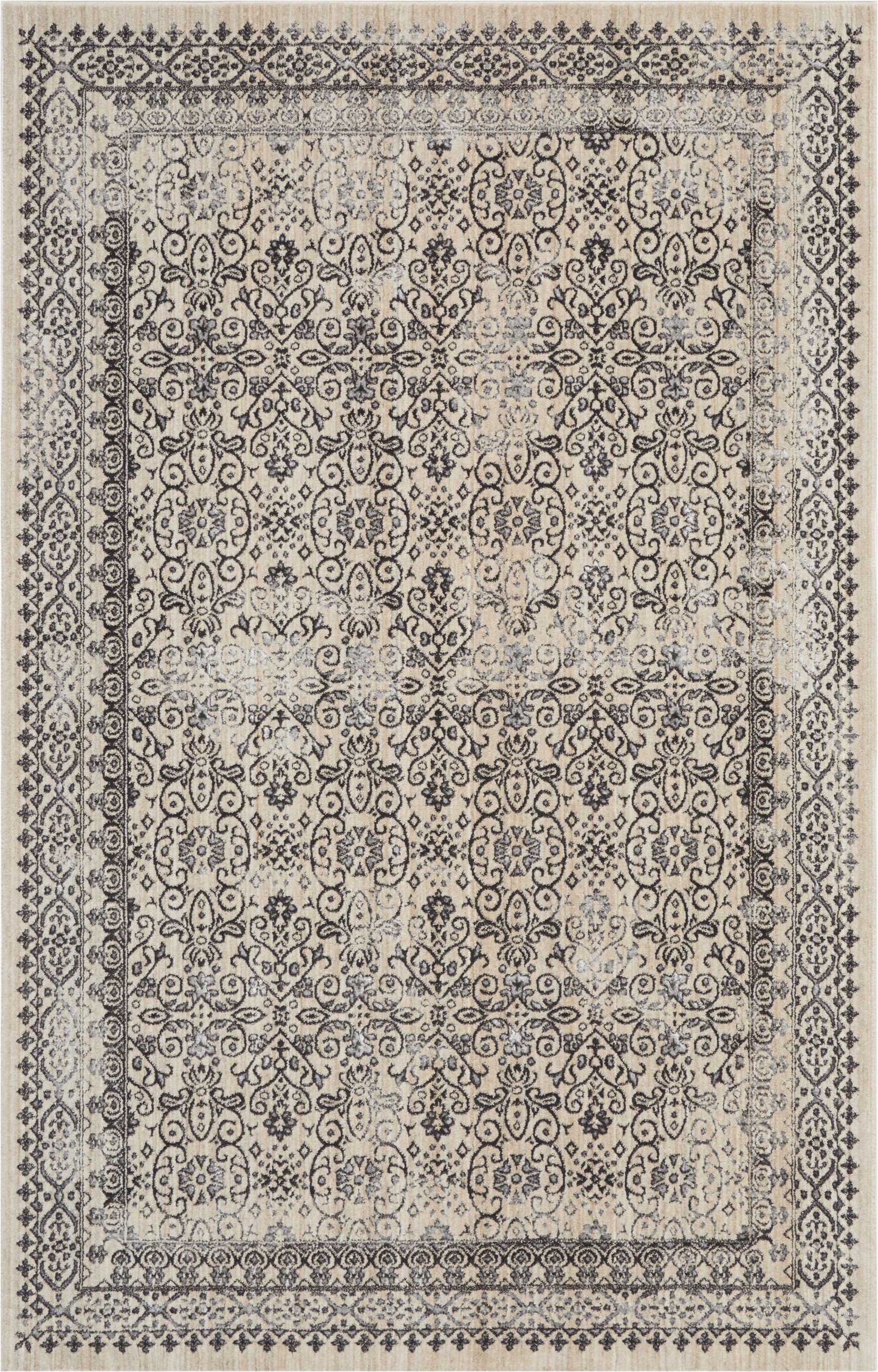 Nourison Home Silver Screen  Grey  Transitional