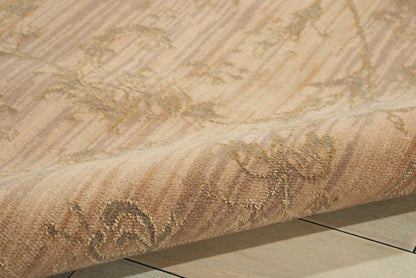 Nourison Home Silk Elements  Sand  Traditional