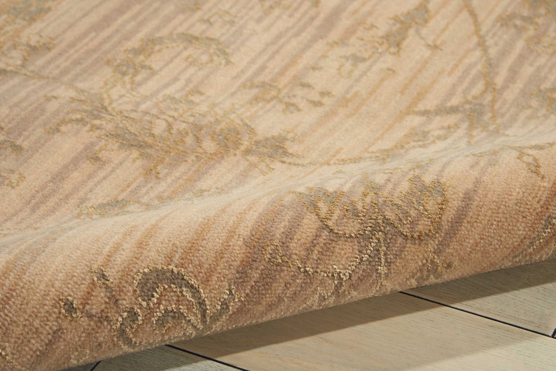 Nourison Home Silk Elements  Sand  Traditional