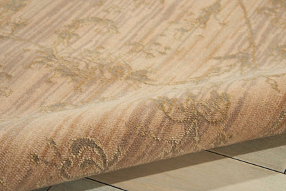Nourison Home Silk Elements  Sand  Traditional