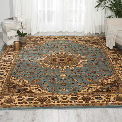 Nourison Home Delano  Blue  Traditional