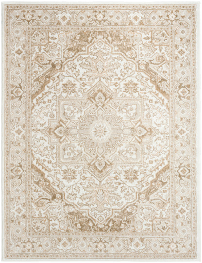 Nourison Home Dekor DEK08 Ivory Taupe Traditional Machine Woven Rug