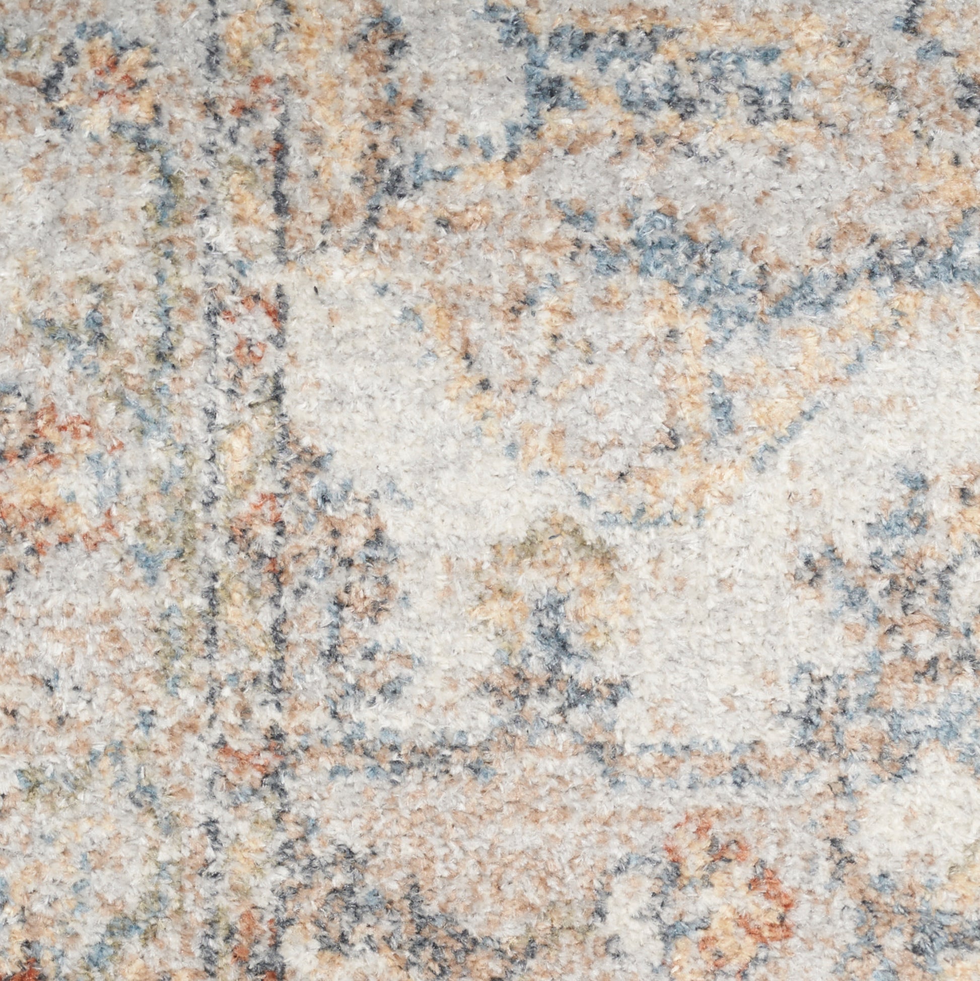 Nourison Home Astra Machine Washable  Grey Multicolor  Traditional