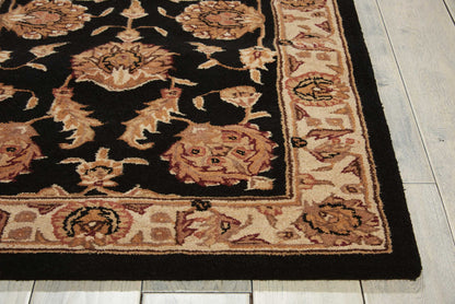 Nourison Home Heritage Hall  Black  Traditional