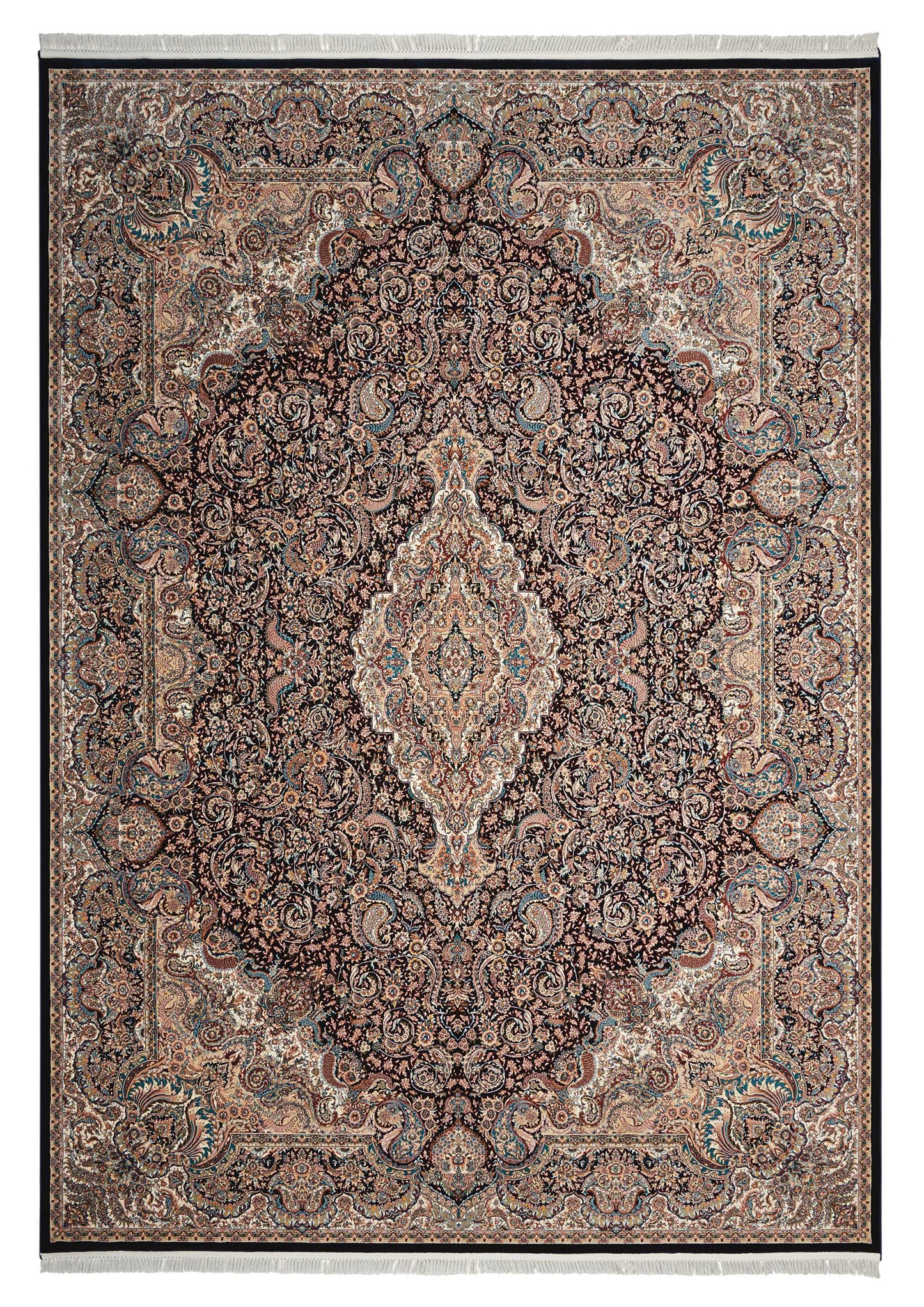 Nourison Home Persian Palace PPL02 Navy Traditional Power-loomed Rug