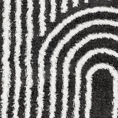 Surya Urban Shag USG-2318 Black Global  Rug