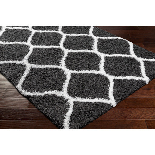 Surya Urban Shag USG-2322 Black Cottage  Rug