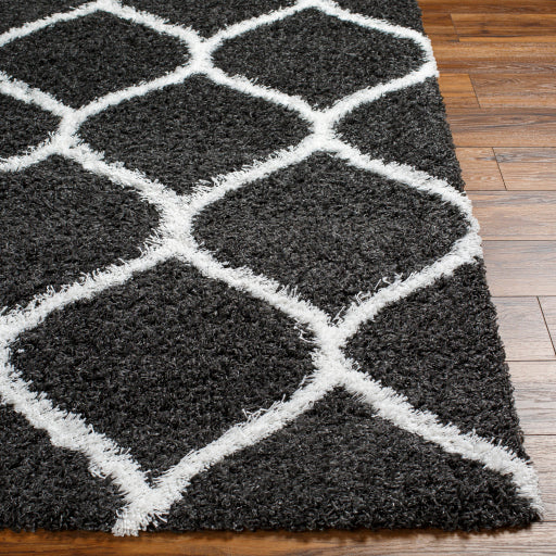 Surya Urban Shag USG-2322 Black Cottage  Rug